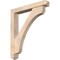 Ekena Millwork Legacy Arts and Crafts Smooth Bracket w/ Offset Brace, Douglas Fir, 5 1/2"W x 36"D x 40"H BKT0604X36X40LEC03SDF - alternate 1